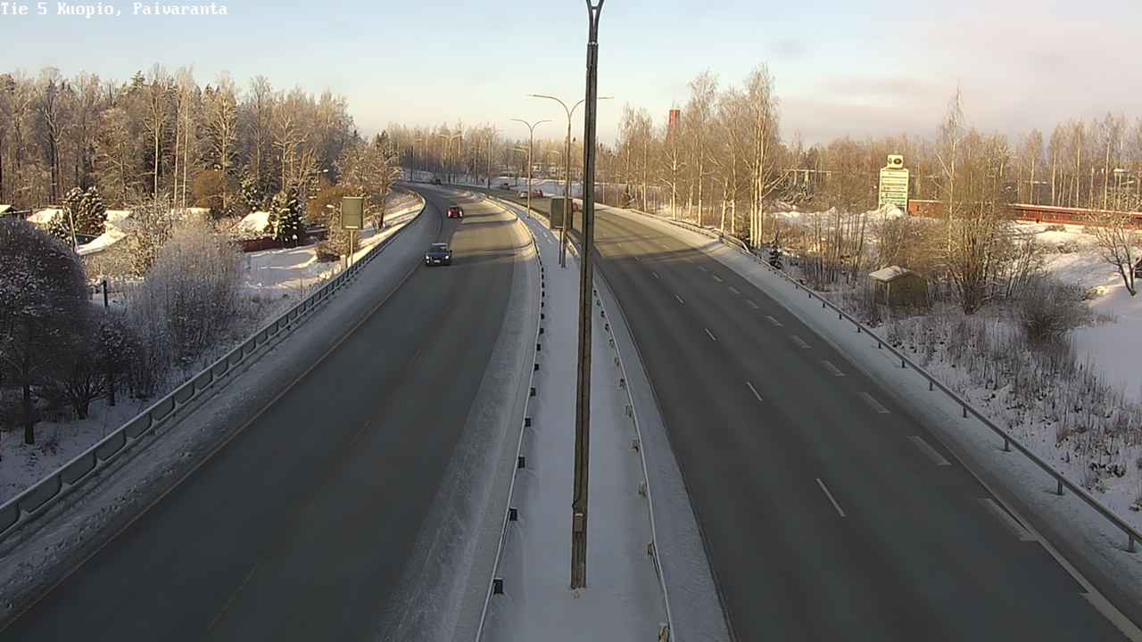 Weather Camera Image Väg 5 Kuopio, Päiväranta, Kuopio, Pohjois-Savo