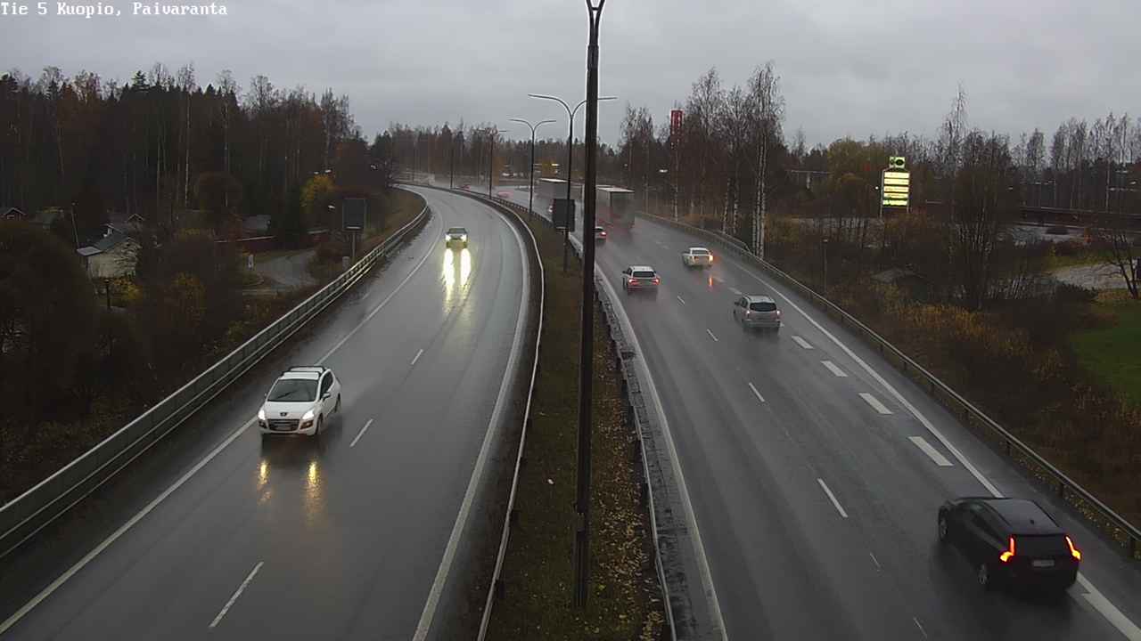 Weather Camera Image Väg 5 Kuopio, Päiväranta, Kuopio, Pohjois-Savo