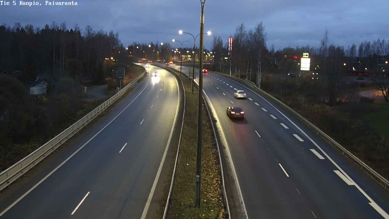 Weather Camera Image Väg 5 Kuopio, Päiväranta, Kuopio, Pohjois-Savo