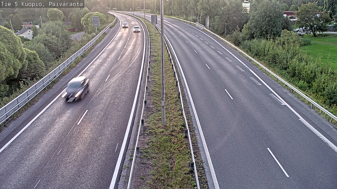 Kelikamerat Kuva Tie 5 Kuopio, Päiväranta, Kuopio, Pohjois-Savo