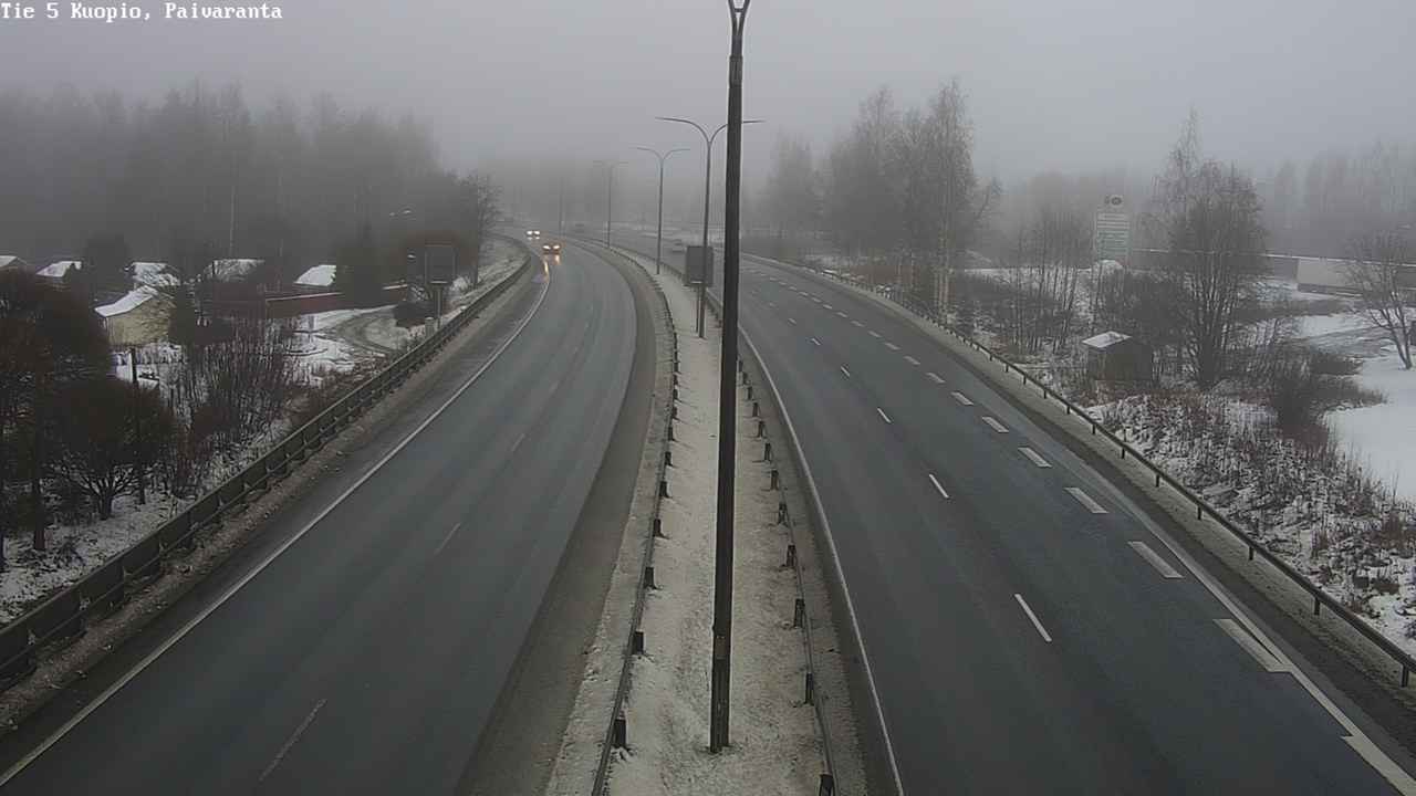 Weather Camera Image Road 5 Kuopio, Päiväranta, Kuopio, Pohjois-Savo