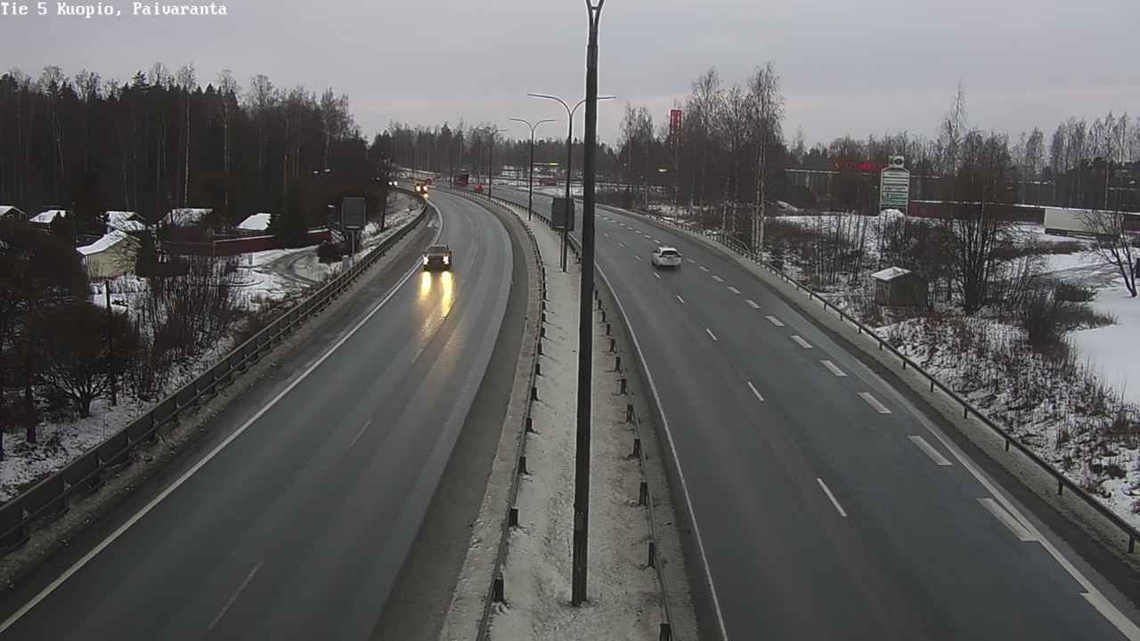Weather Camera Image Road 5 Kuopio, Päiväranta, Kuopio, Pohjois-Savo