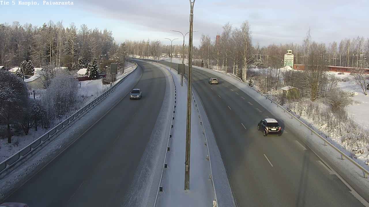 Weather Camera Image Väg 5 Kuopio, Päiväranta, Kuopio, Pohjois-Savo