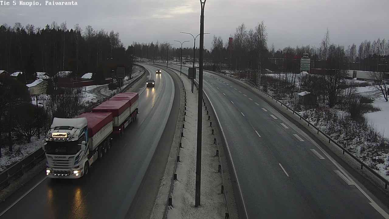 Weather Camera Image Road 5 Kuopio, Päiväranta, Kuopio, Pohjois-Savo