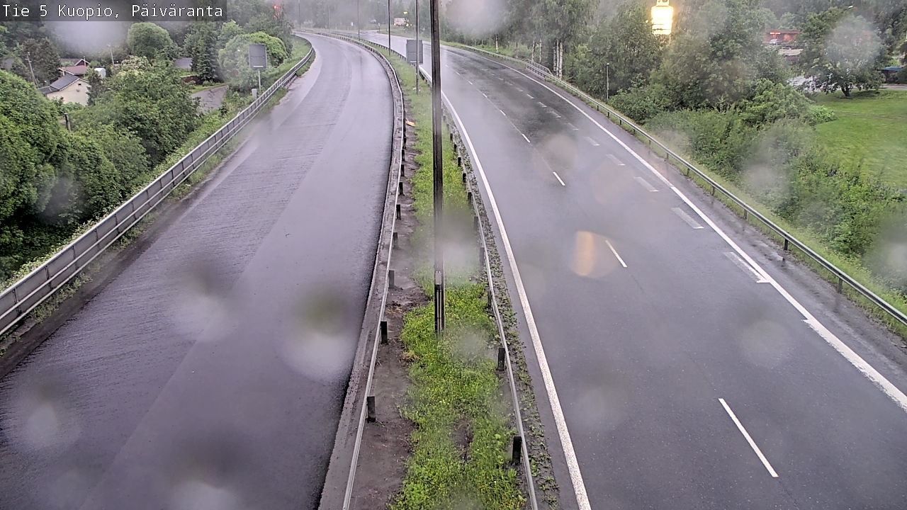Weather Camera Image Road 5 Kuopio, Päiväranta, Kuopio, Pohjois-Savo