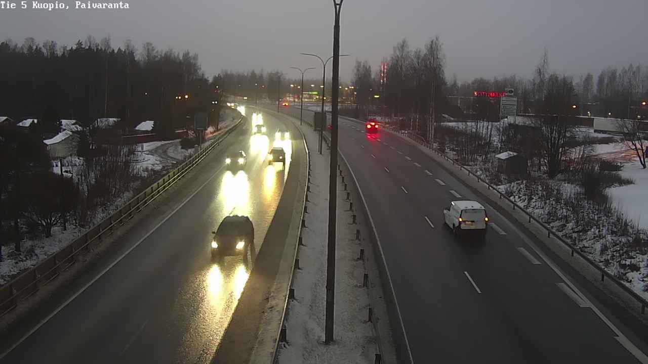 Weather Camera Image Road 5 Kuopio, Päiväranta, Kuopio, Pohjois-Savo