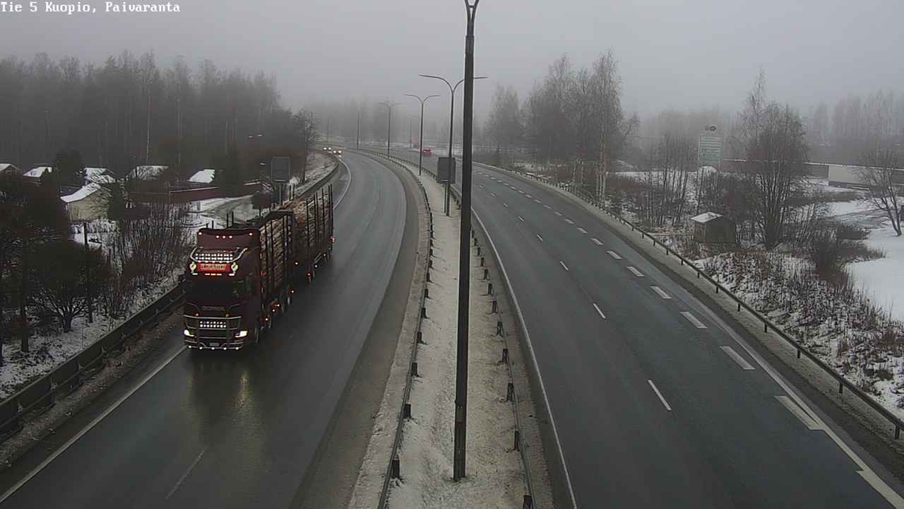 Weather Camera Image Road 5 Kuopio, Päiväranta, Kuopio, Pohjois-Savo