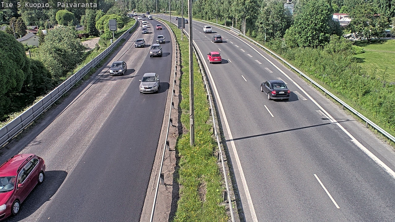Weather Camera Image Road 5 Kuopio, Päiväranta, Kuopio, Pohjois-Savo