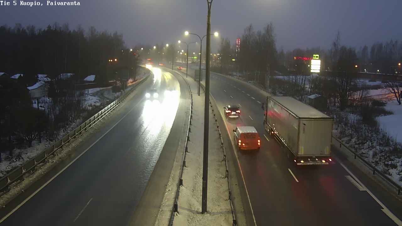 Weather Camera Image Road 5 Kuopio, Päiväranta, Kuopio, Pohjois-Savo