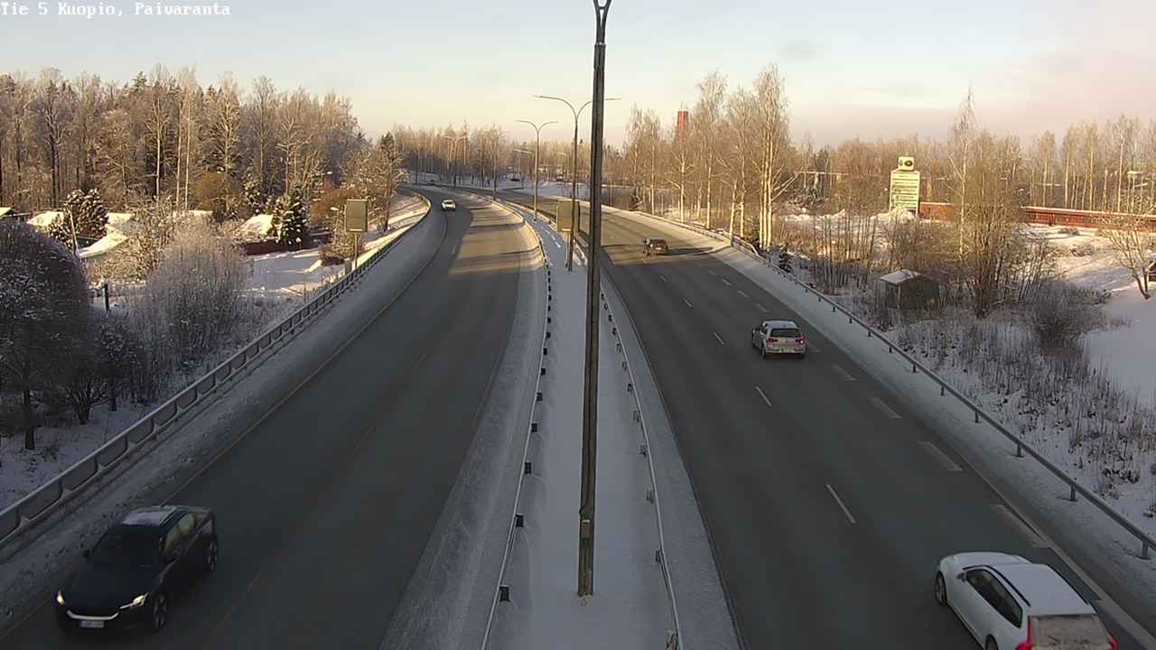 Weather Camera Image Väg 5 Kuopio, Päiväranta, Kuopio, Pohjois-Savo