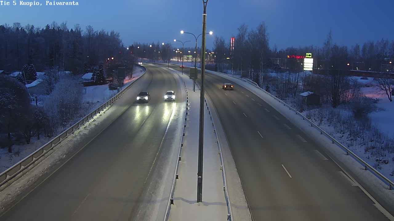 Weather Camera Image Väg 5 Kuopio, Päiväranta, Kuopio, Pohjois-Savo