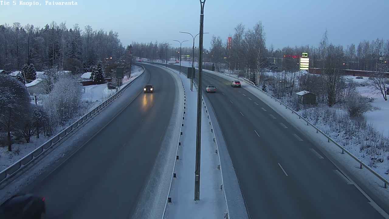Weather Camera Image Väg 5 Kuopio, Päiväranta, Kuopio, Pohjois-Savo