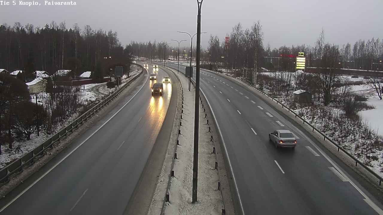 Weather Camera Image Road 5 Kuopio, Päiväranta, Kuopio, Pohjois-Savo