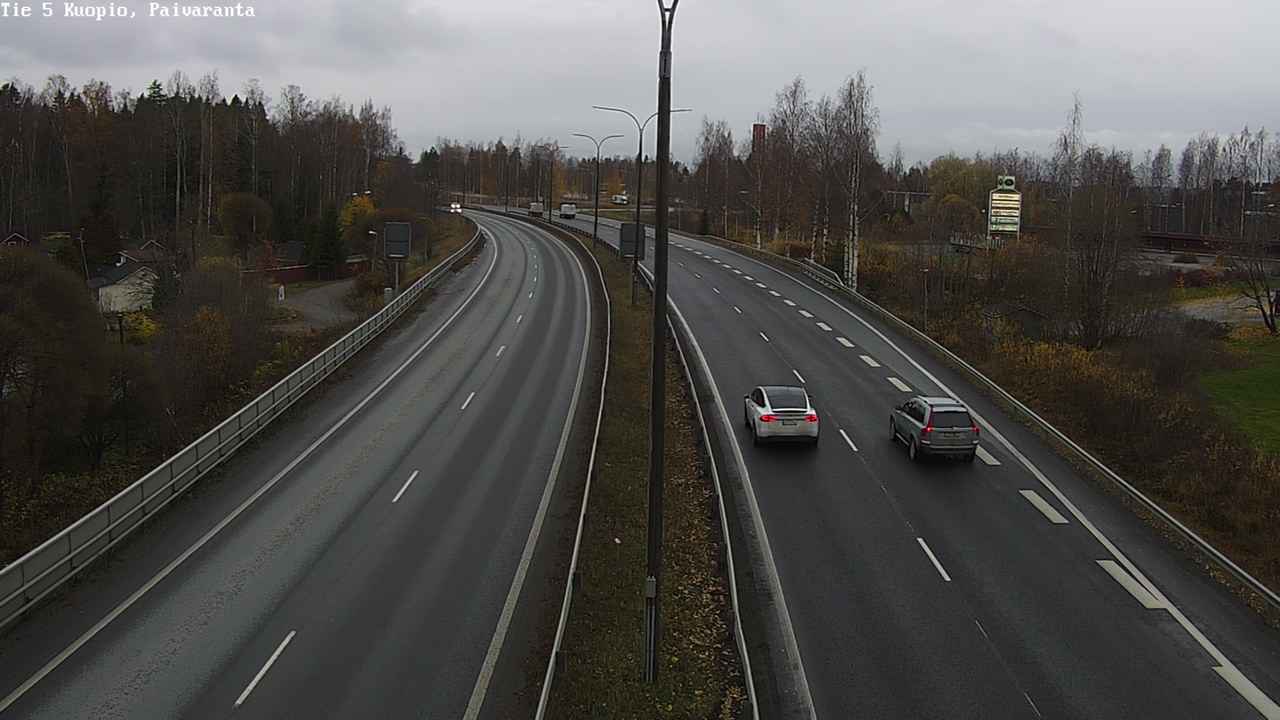Weather Camera Image Väg 5 Kuopio, Päiväranta, Kuopio, Pohjois-Savo