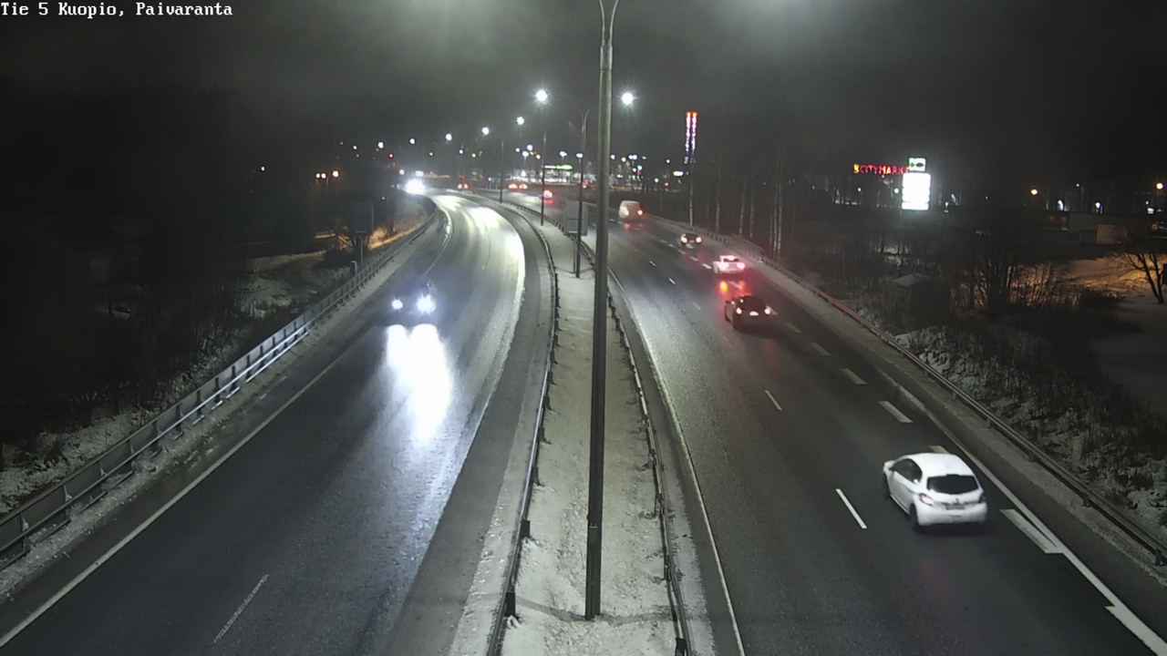 Weather Camera Image Road 5 Kuopio, Päiväranta, Kuopio, Pohjois-Savo