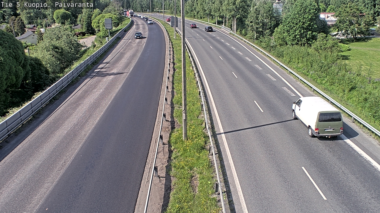 Weather Camera Image Road 5 Kuopio, Päiväranta, Kuopio, Pohjois-Savo