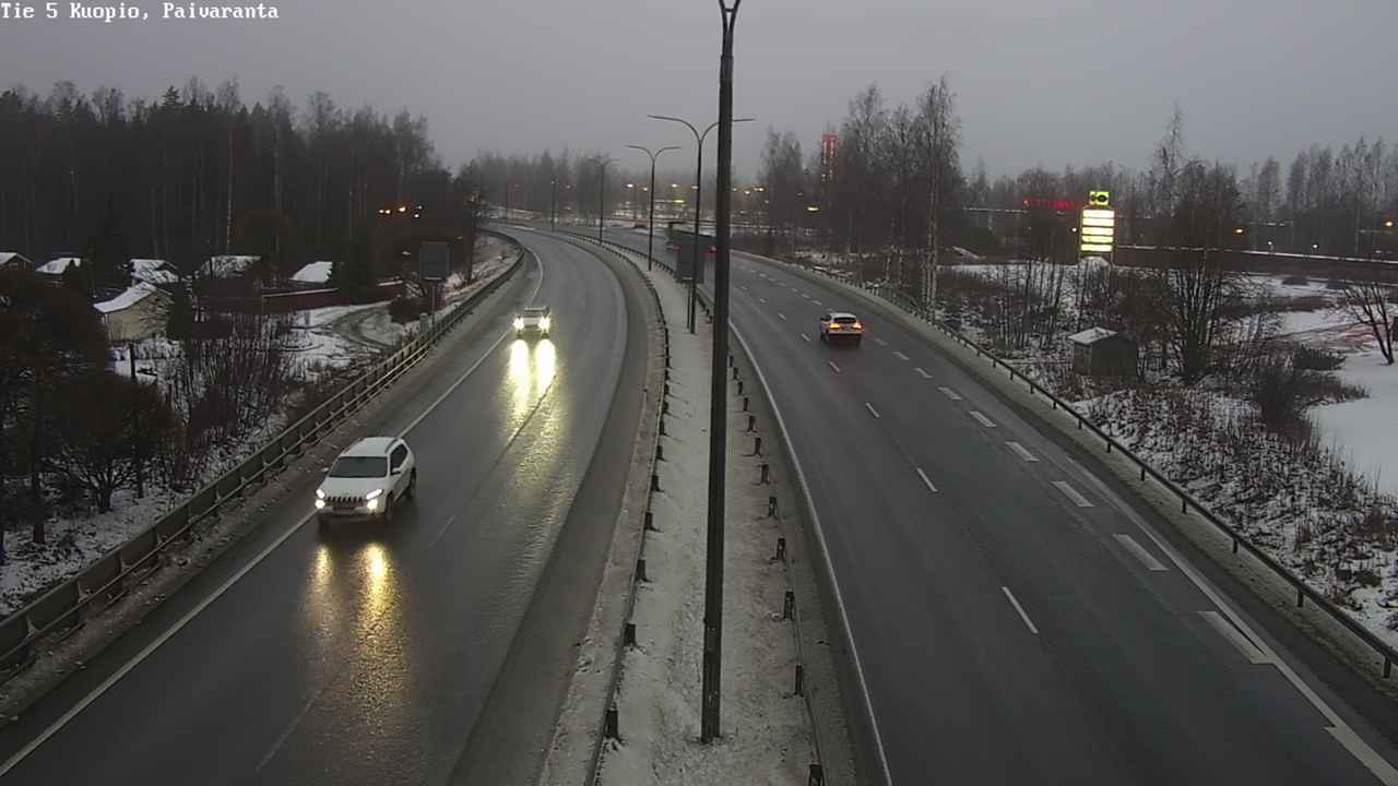 Weather Camera Image Road 5 Kuopio, Päiväranta, Kuopio, Pohjois-Savo