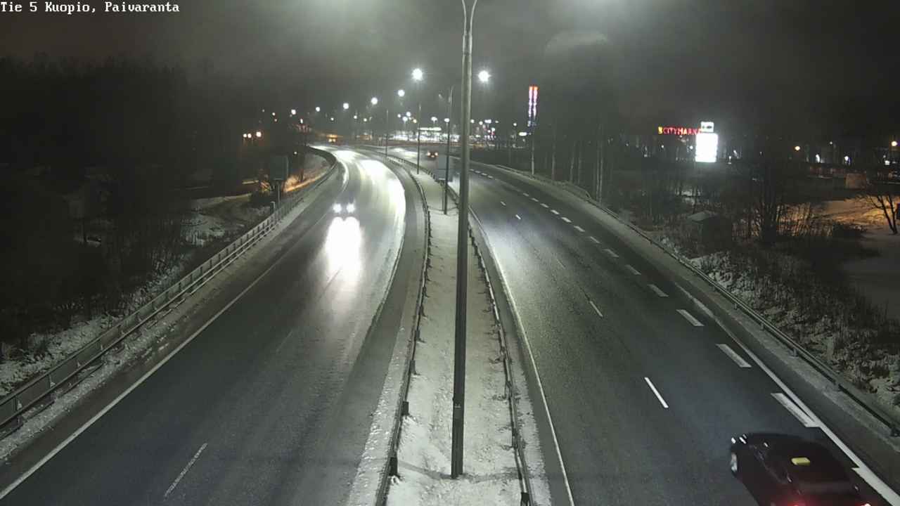 Weather Camera Image Road 5 Kuopio, Päiväranta, Kuopio, Pohjois-Savo
