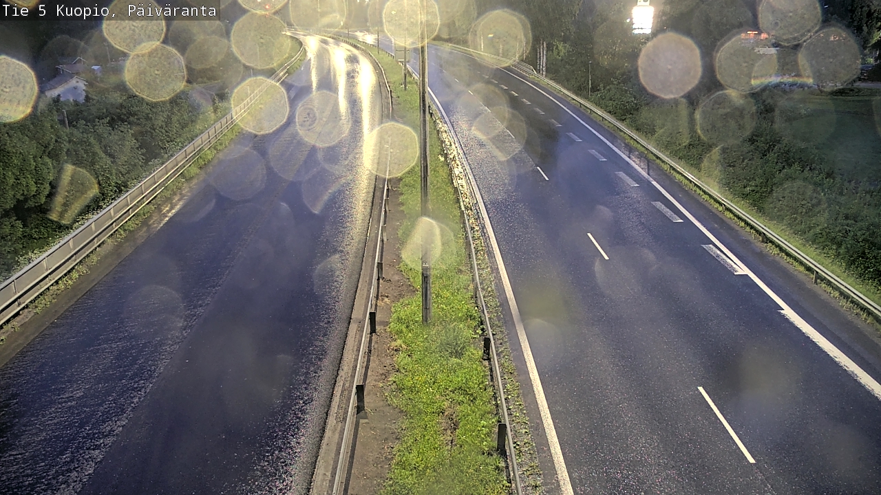 Weather Camera Image Road 5 Kuopio, Päiväranta, Kuopio, Pohjois-Savo