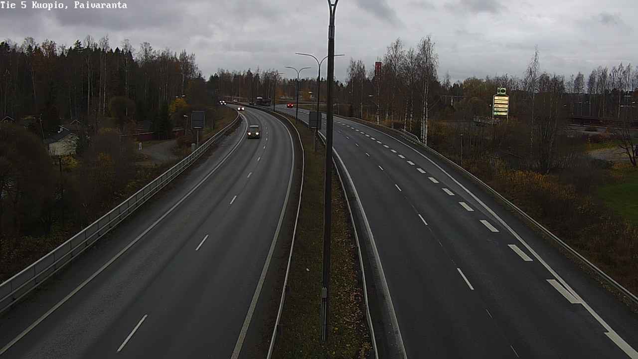 Weather Camera Image Väg 5 Kuopio, Päiväranta, Kuopio, Pohjois-Savo