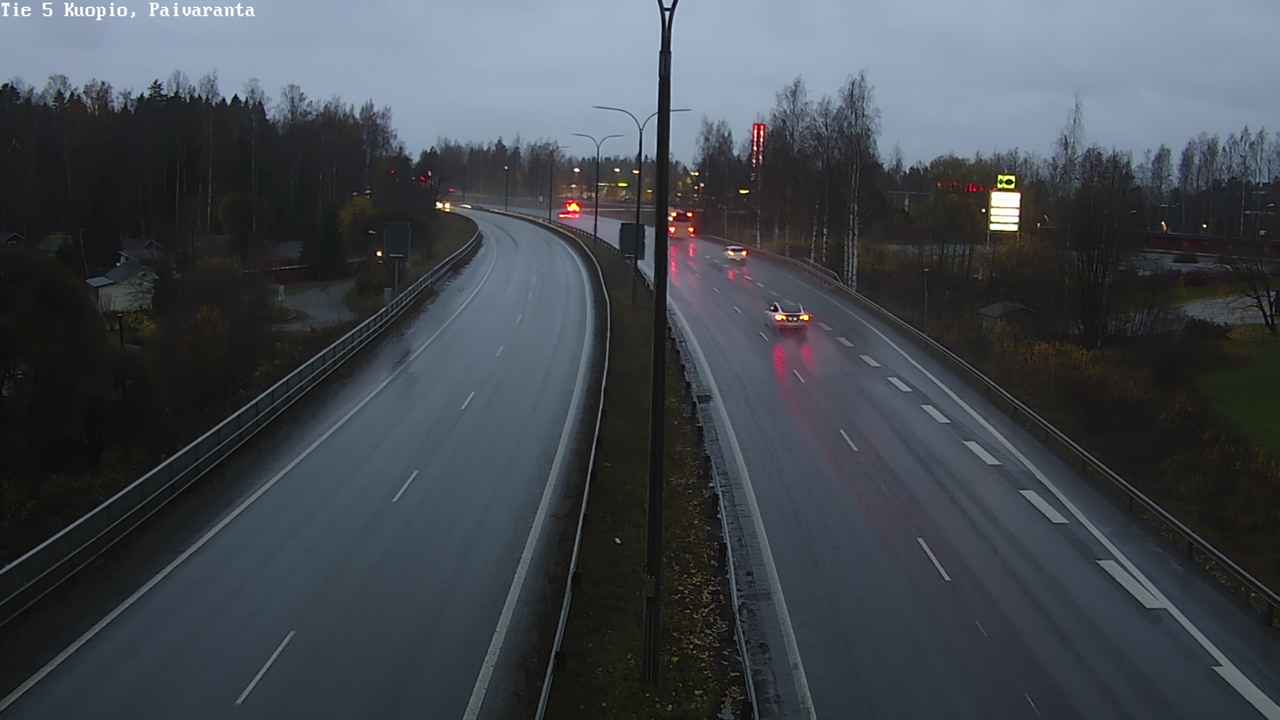 Weather Camera Image Väg 5 Kuopio, Päiväranta, Kuopio, Pohjois-Savo