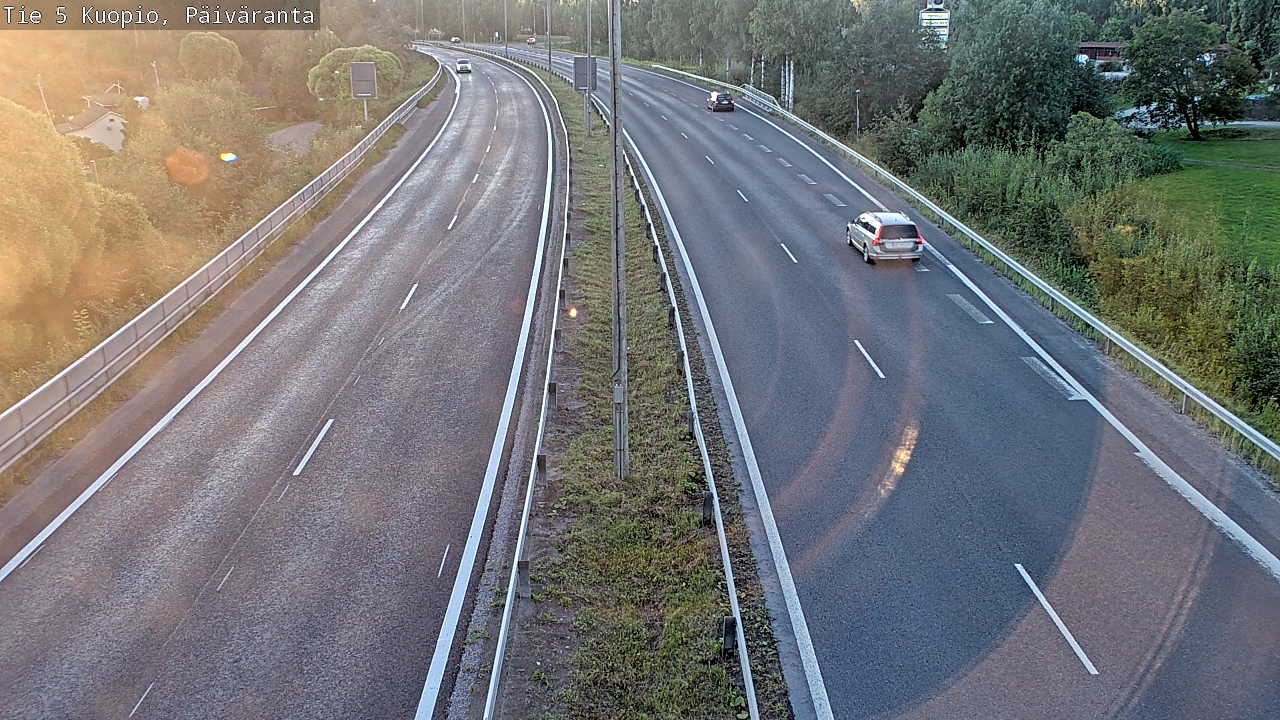 Kelikamerat Kuva Tie 5 Kuopio, Päiväranta, Kuopio, Pohjois-Savo