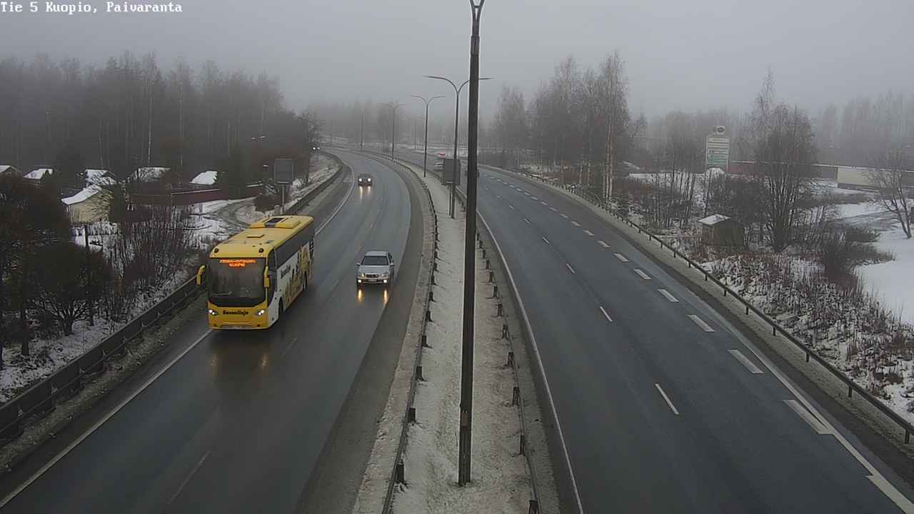 Weather Camera Image Road 5 Kuopio, Päiväranta, Kuopio, Pohjois-Savo
