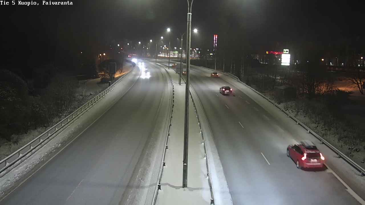 Weather Camera Image Väg 5 Kuopio, Päiväranta, Kuopio, Pohjois-Savo