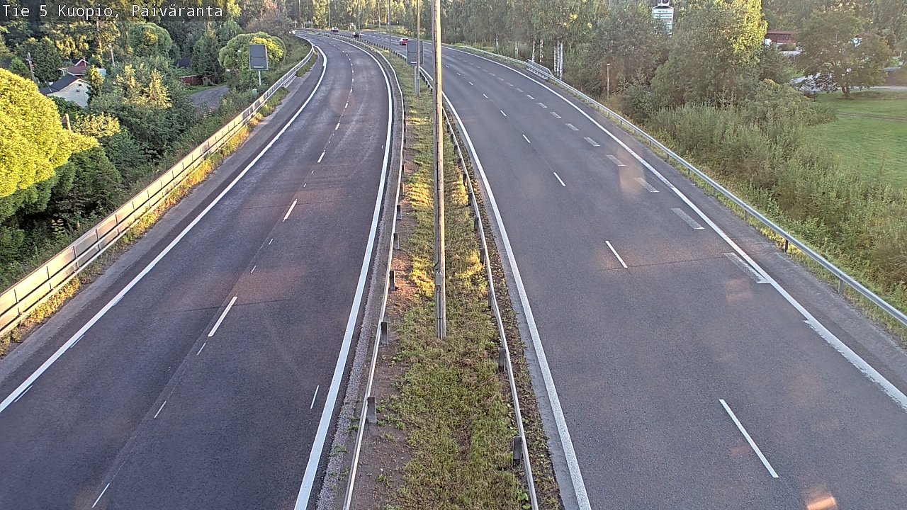 Kelikamerat Kuva Tie 5 Kuopio, Päiväranta, Kuopio, Pohjois-Savo