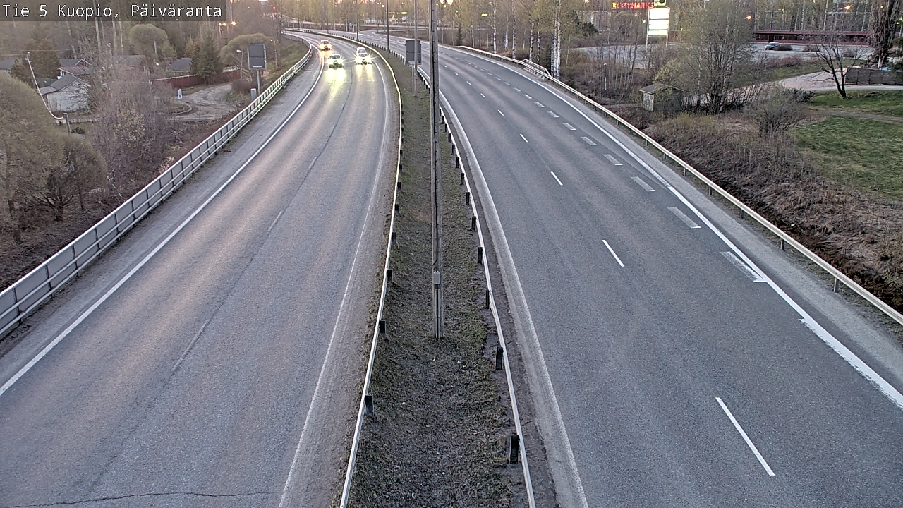 Weather Camera Image Väg 5 Kuopio, Päiväranta, Kuopio, Pohjois-Savo