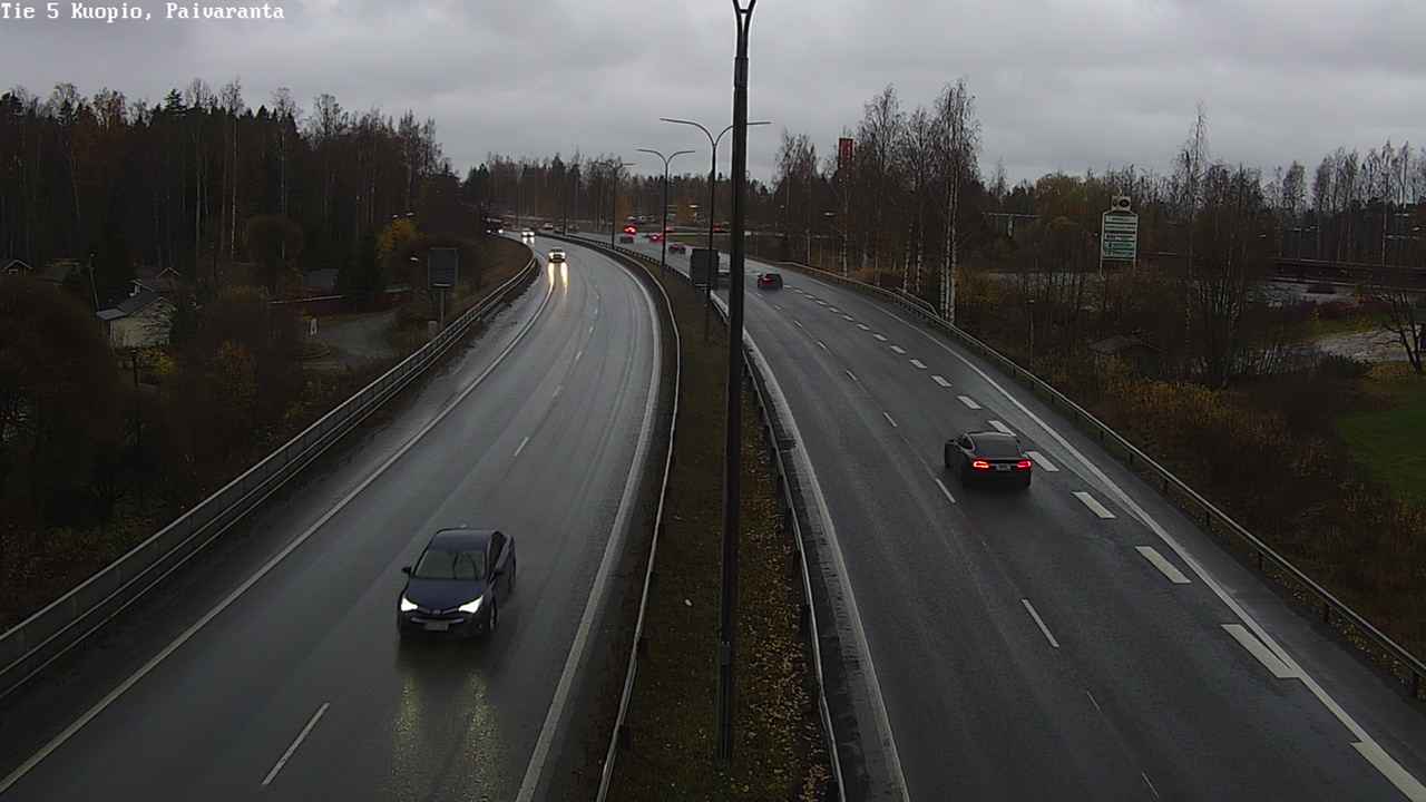 Weather Camera Image Väg 5 Kuopio, Päiväranta, Kuopio, Pohjois-Savo