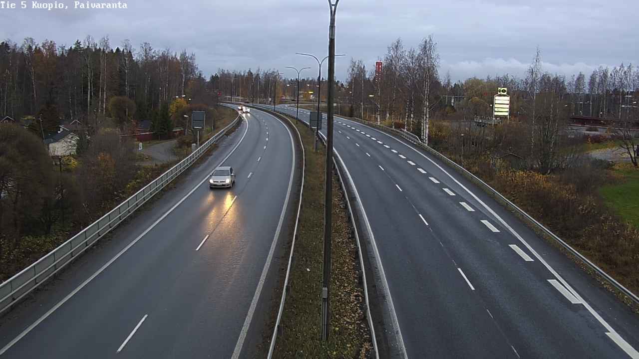 Weather Camera Image Väg 5 Kuopio, Päiväranta, Kuopio, Pohjois-Savo