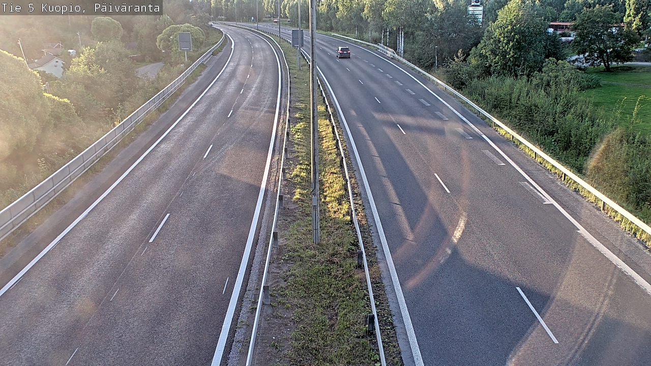 Kelikamerat Kuva Tie 5 Kuopio, Päiväranta, Kuopio, Pohjois-Savo