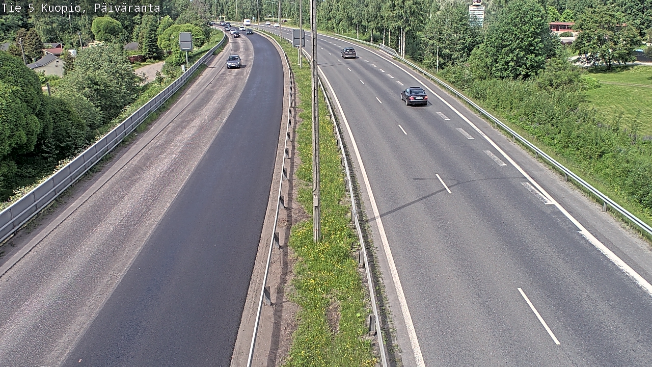 Weather Camera Image Road 5 Kuopio, Päiväranta, Kuopio, Pohjois-Savo