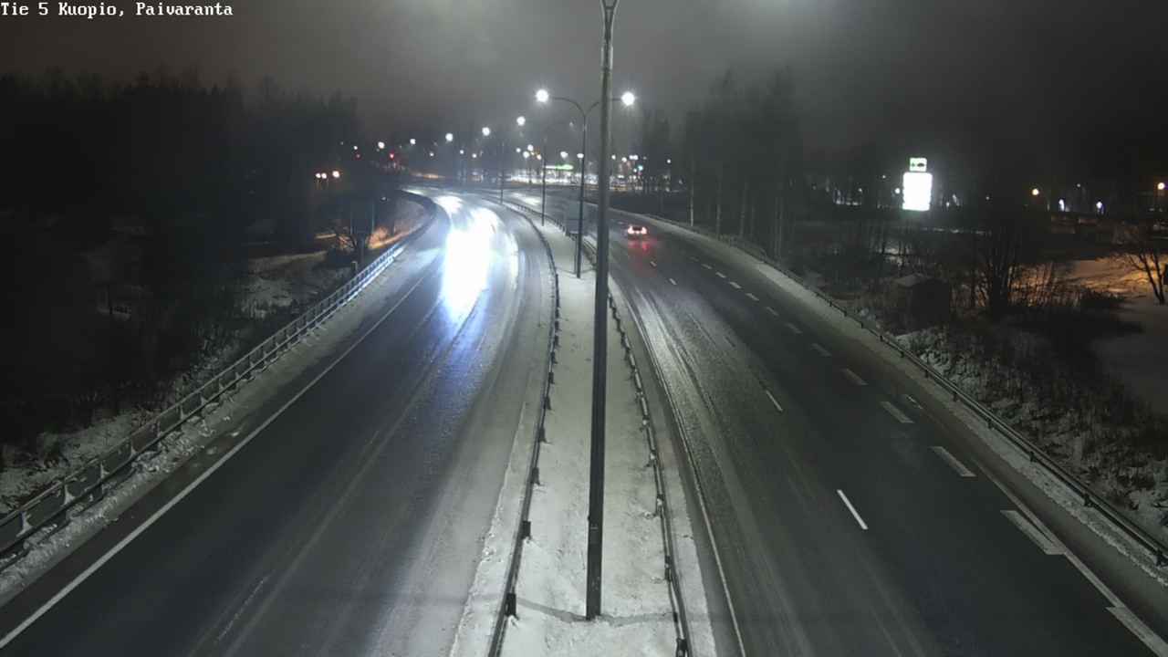 Weather Camera Image Road 5 Kuopio, Päiväranta, Kuopio, Pohjois-Savo