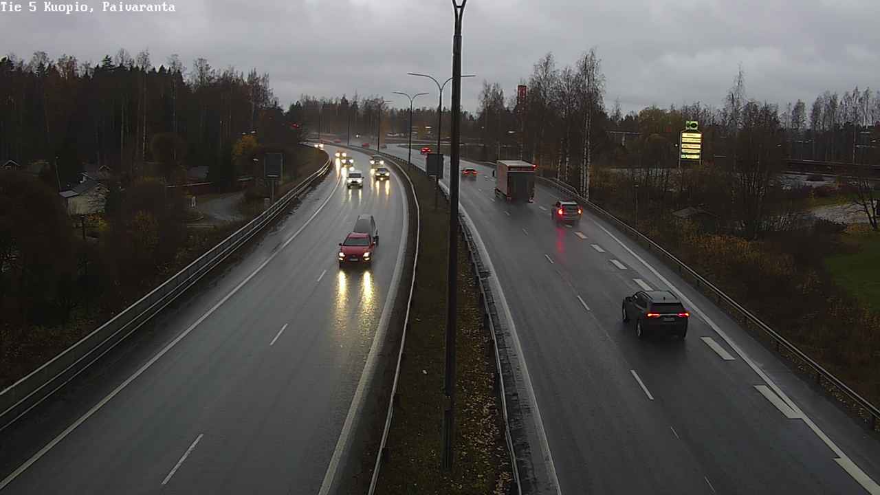 Weather Camera Image Väg 5 Kuopio, Päiväranta, Kuopio, Pohjois-Savo