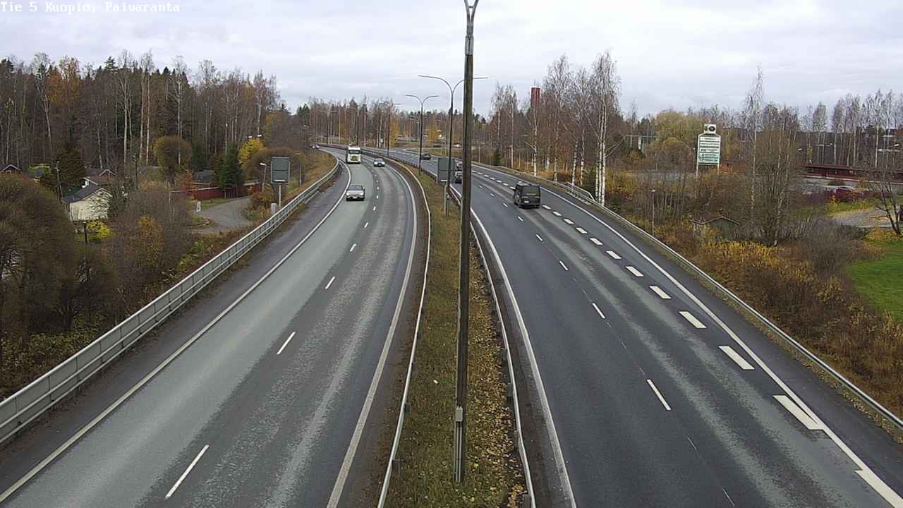 Weather Camera Image Väg 5 Kuopio, Päiväranta, Kuopio, Pohjois-Savo