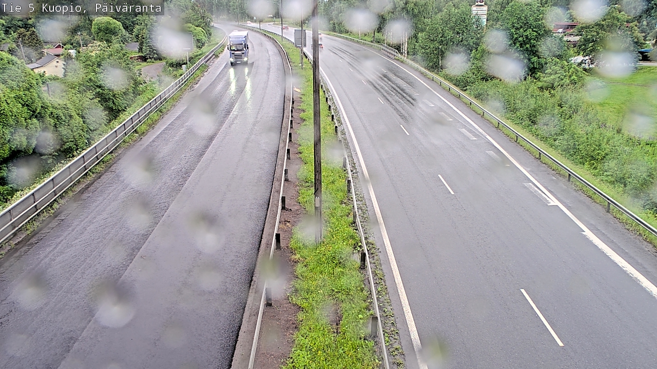 Weather Camera Image Road 5 Kuopio, Päiväranta, Kuopio, Pohjois-Savo