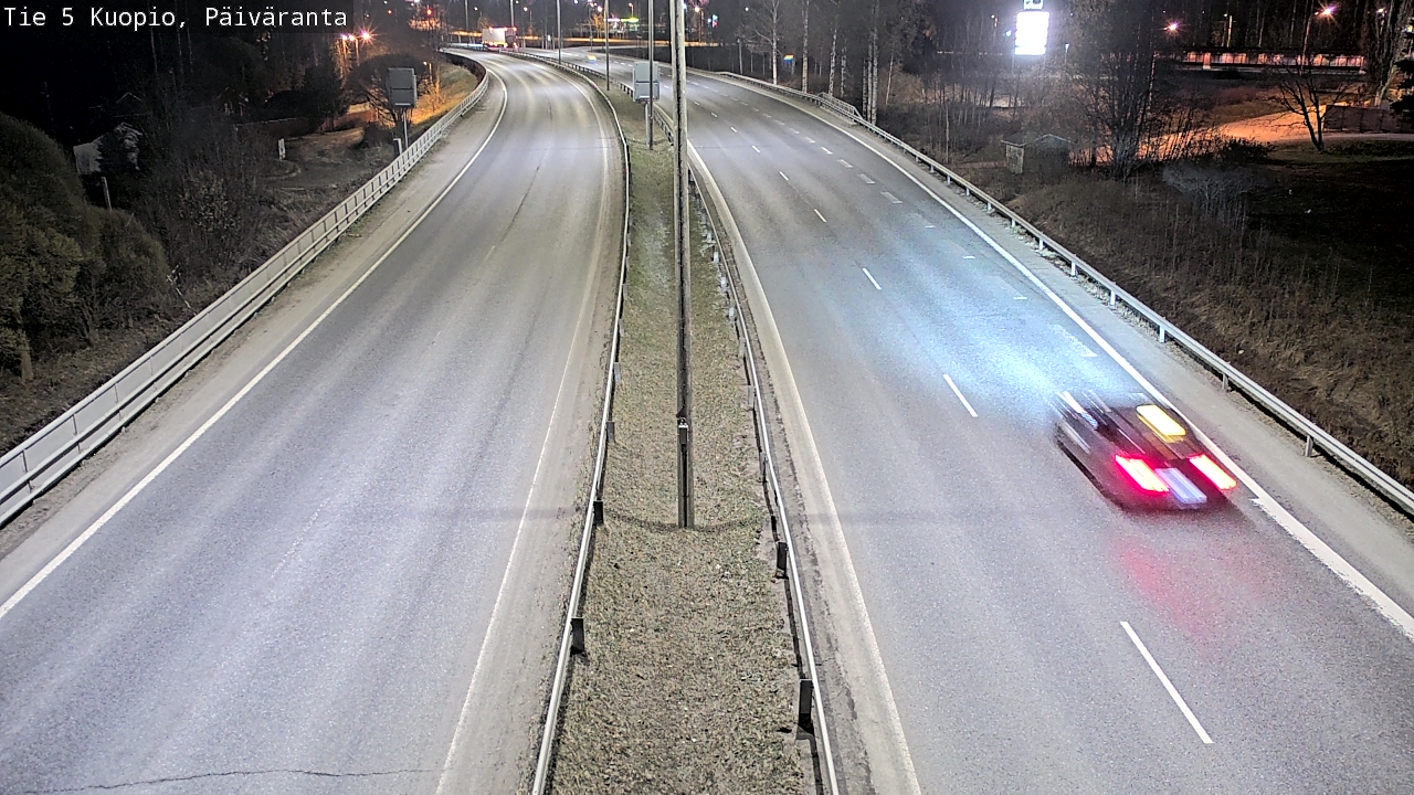 Weather Camera Image Väg 5 Kuopio, Päiväranta, Kuopio, Pohjois-Savo
