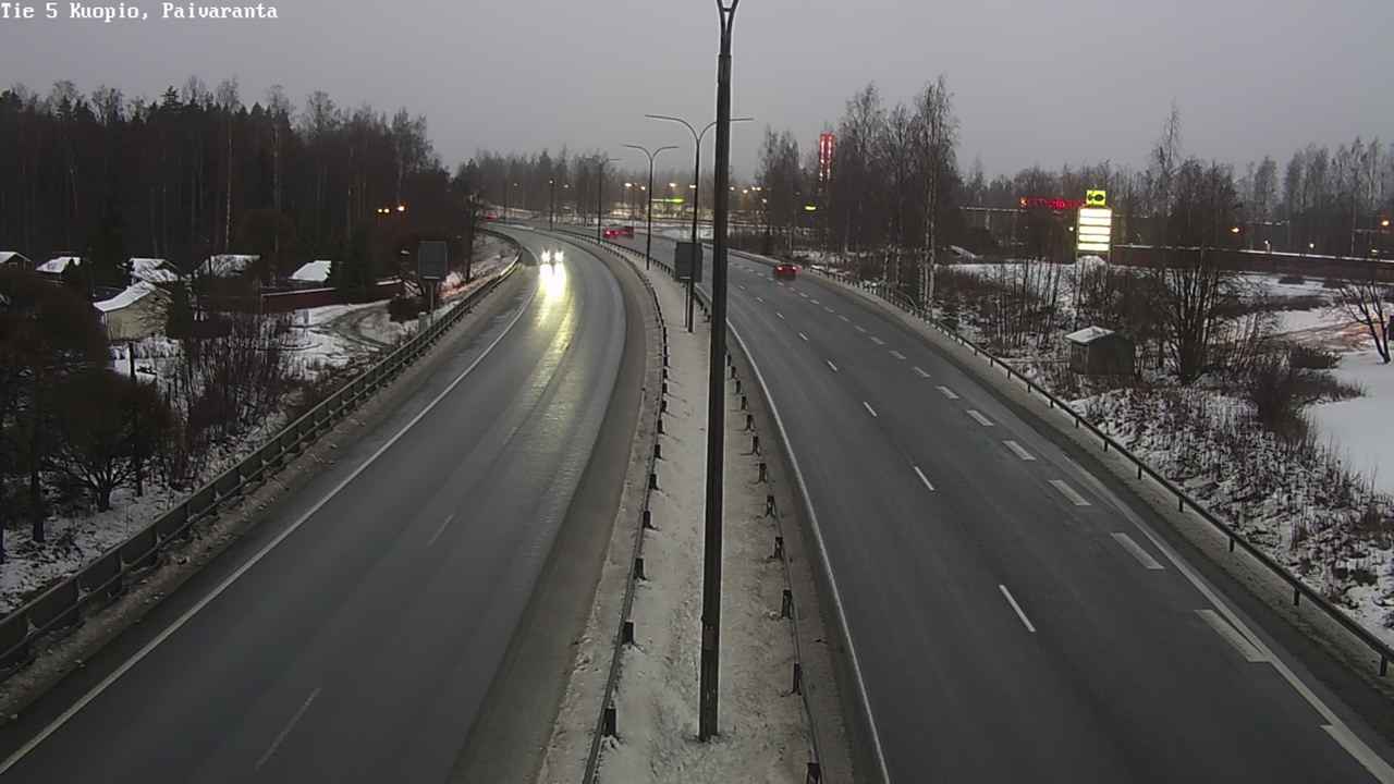 Weather Camera Image Road 5 Kuopio, Päiväranta, Kuopio, Pohjois-Savo