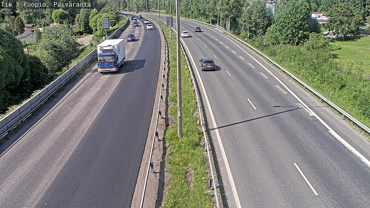 Weather Camera Image Road 5 Kuopio, Päiväranta, Kuopio, Pohjois-Savo