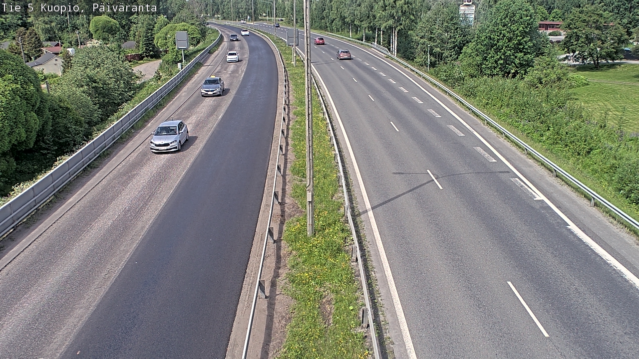 Weather Camera Image Road 5 Kuopio, Päiväranta, Kuopio, Pohjois-Savo
