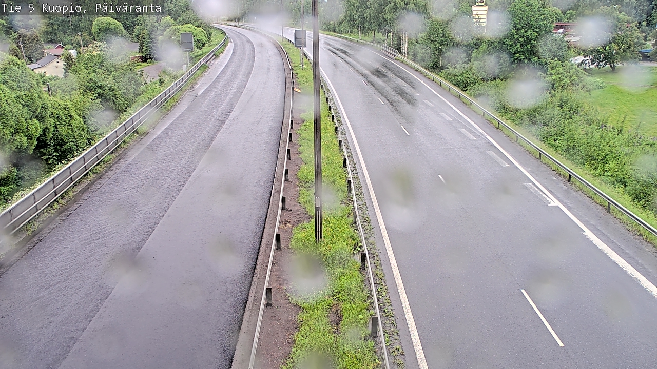Weather Camera Image Road 5 Kuopio, Päiväranta, Kuopio, Pohjois-Savo
