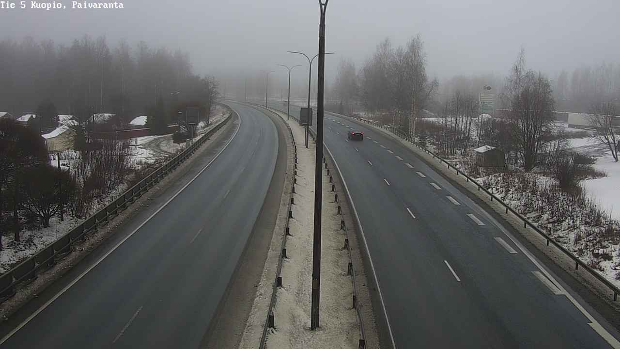 Weather Camera Image Road 5 Kuopio, Päiväranta, Kuopio, Pohjois-Savo