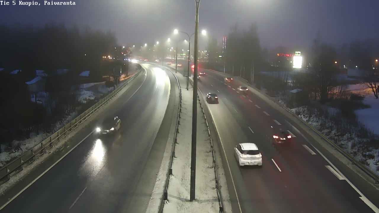Weather Camera Image Road 5 Kuopio, Päiväranta, Kuopio, Pohjois-Savo
