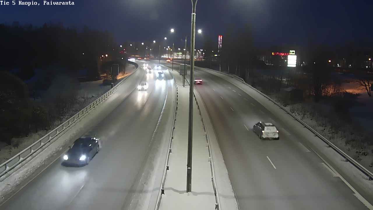 Weather Camera Image Väg 5 Kuopio, Päiväranta, Kuopio, Pohjois-Savo