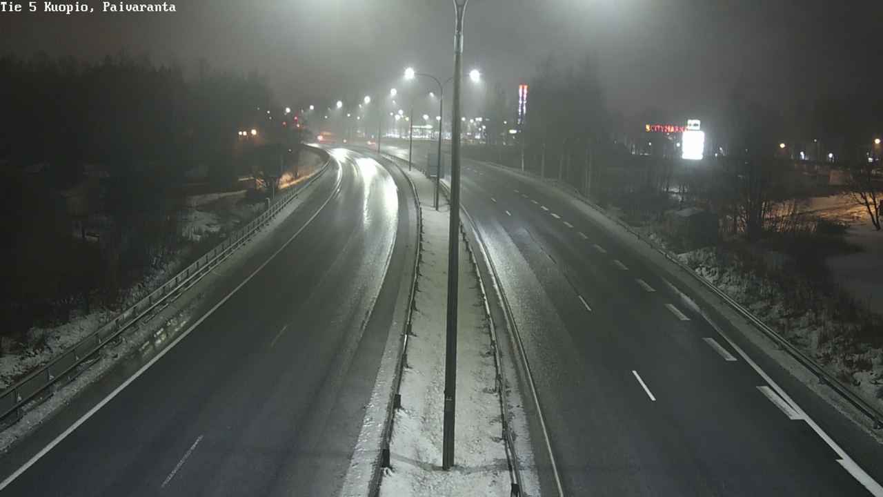 Weather Camera Image Road 5 Kuopio, Päiväranta, Kuopio, Pohjois-Savo