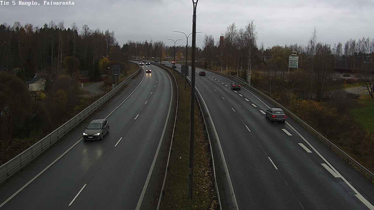 Weather Camera Image Väg 5 Kuopio, Päiväranta, Kuopio, Pohjois-Savo