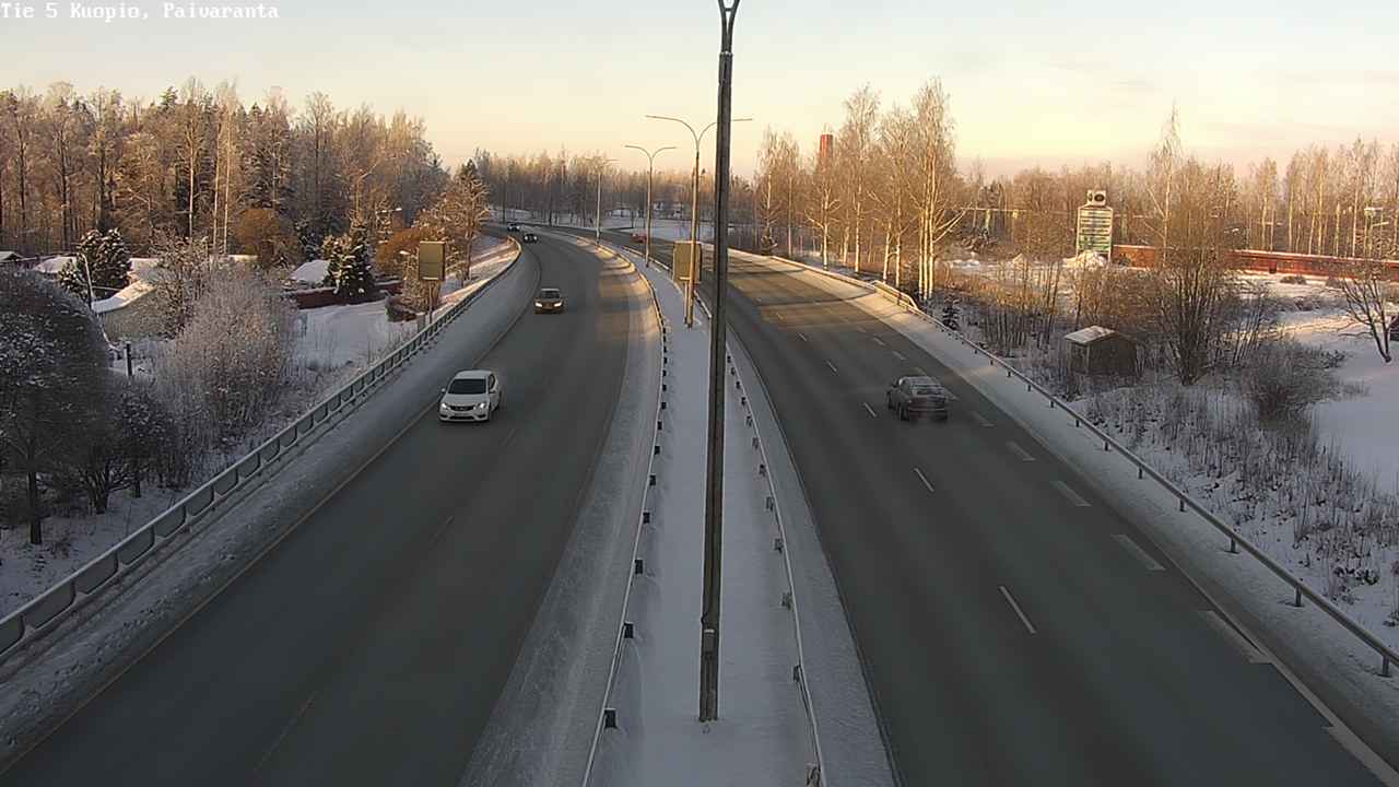 Weather Camera Image Väg 5 Kuopio, Päiväranta, Kuopio, Pohjois-Savo