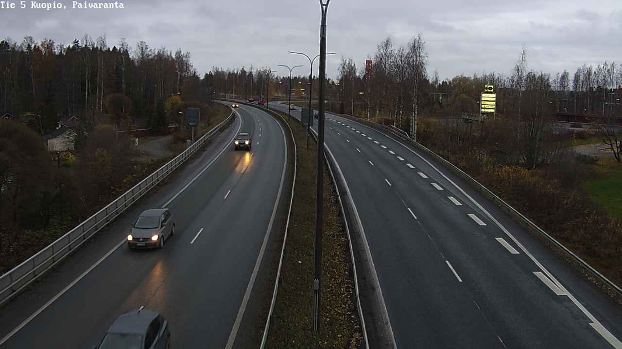 Weather Camera Image Väg 5 Kuopio, Päiväranta, Kuopio, Pohjois-Savo